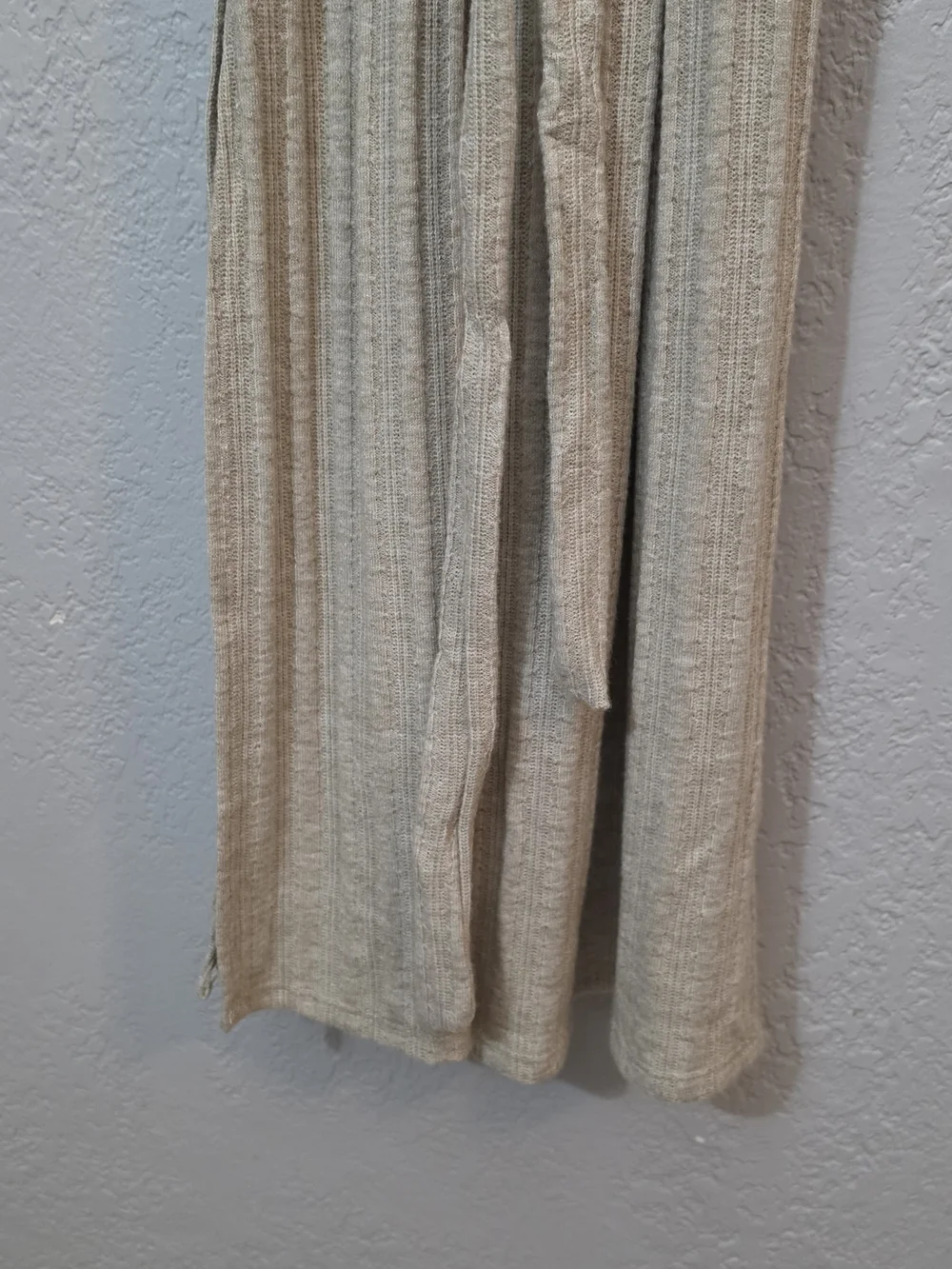 NWT Anthropologie/Amadi Caroline Knit Halter Maxi Dress In Oatmeal Womens M - Picture 8 of 16